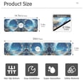 thumbnail image 3 of Yayeee Faucet Mat for Kitchen Sink 30" Diatomite Long Splash Guard Pad, Floral Moon, 3 of 7