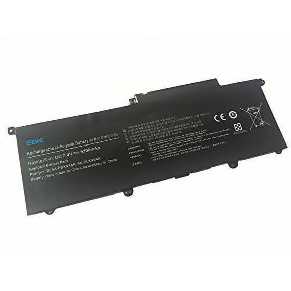 EBK New Replacement Laptop Battery for Samsung Series 9 900X3C - 13.3" NP900X3C-A04US AA-PBXN4AR AA-PLXN4AR [7.4V5200mah]