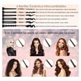 thumbnail image 4 of Juego De Rizadora De Cabello Bloosom 6 En 1 De Cerámica Negro., 4 of 4