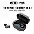 thumbnail image 4 of Auriculares de control táctil inteligente compatible con Bluetooth para auriculares IPX5 IPX5 Impermeable Pantalla de energía Earbudos deportivos Suministros Negro Guardurnaity EL014536-01B, 4 of 7