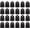 24 Pack Black, variant on Yacht & Smith 24 Pack Backpack, Bulk 17 inch Lightweight Outdoor Travel Gym Corporate Events Bag