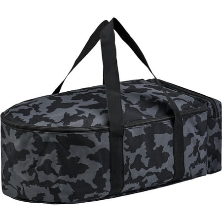 Jiibva Waterproof Bait Boat Tackle Storage Bag Portable Fishing Gear Organizer Black 60x30x20cm
