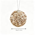 thumbnail image 4 of LKXOTTK Sequin Pearl Christmas Ball Ornaments 80mm, Hand Crafted Sparkling Baubles for Tree Holiday Party Home Decor, 4 of 5