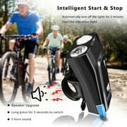 Bike Bicycle Light Mountain Cycle Front Back Headlight Lamp Lumens Super Bright Flashlight New(Black+Blue)