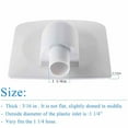 thumbnail image 3 of Vacuum Plate Adapter for Summer Waves for Polygroup Skimmer Filter Pump Systems （White）1 Pcs, 3 of 10