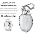 thumbnail image 5 of 808fc Multiple Wireless Earphones Heart Drop-Proof Case with Carabiner, Transparent, 5 of 9