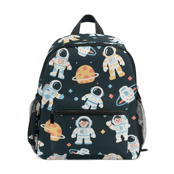 ALAZA Cartoon Astronaut Planet School Backpack Small Bookbag Mini Bags