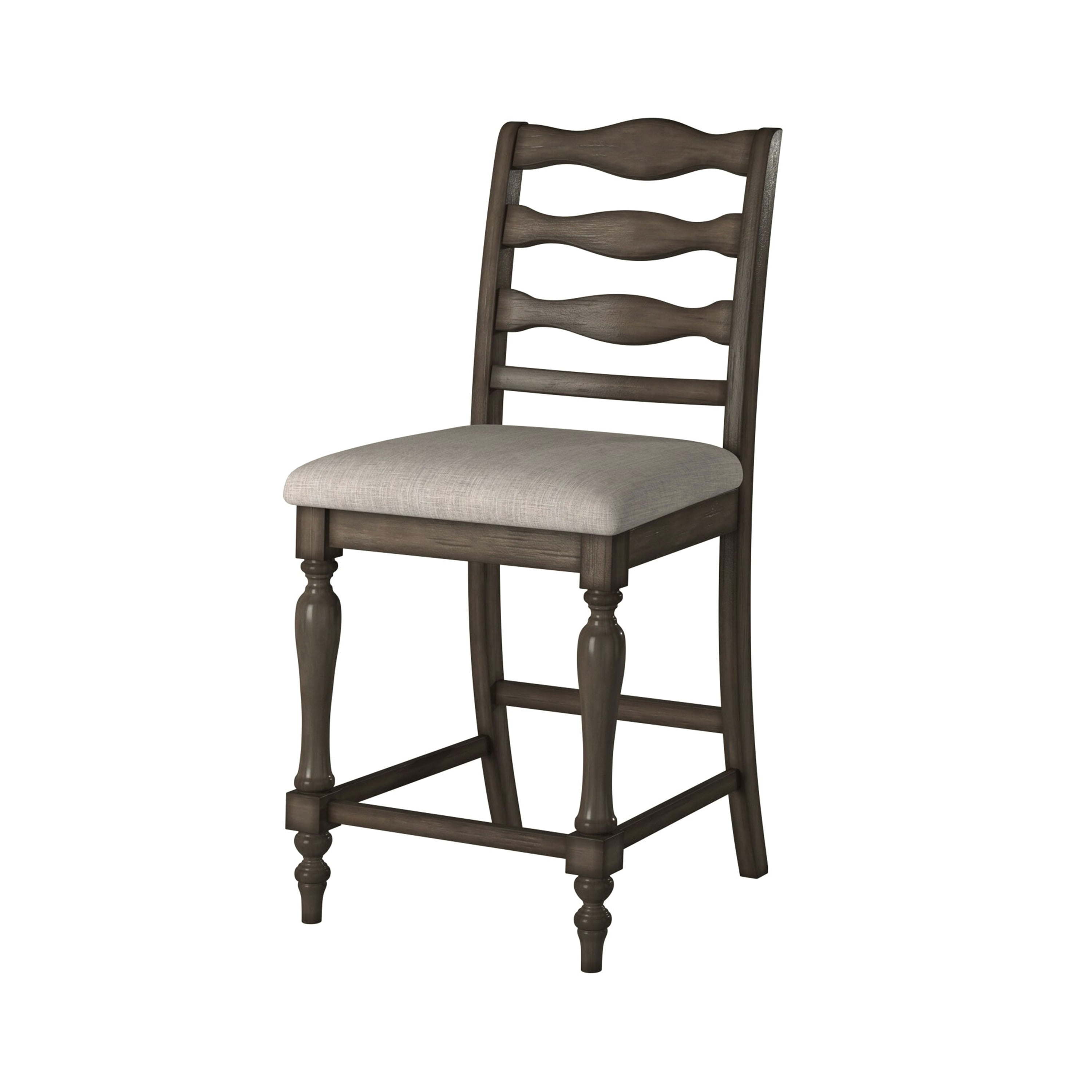 Furniture of America Ames Farmhouse Counter Height Chairs (Set of 2
