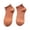 A-Brick Red141, variant on Kaiare Womens Socks Ruffle Edge Cotton Socks Thin Loose Low Cut Socks Comfy Casual Short Spring Summer Socks