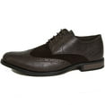 thumbnail image 3 of Alpine Swiss Zurich Mens Wing Tip Dress Shoes Two Tone Brogue Lace Up Oxfords, 3 of 6