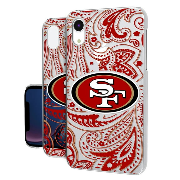 San Francisco 49ers iPhone Clear Paisley Design Case