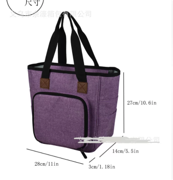 Jetcloudlive Knitting Bag, Large Yarn Storage Organizer photo 2
