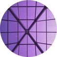 thumbnail image 1 of Ahgly Tapis Rond Lavable en Machine Intérieur Transitionnel Violet Améthyste Violet, 8 Pieds Rond, 1 of 7