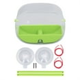 thumbnail image 4 of Automatic Bird Feeders Durability Plastic Large Transparents Seeding Container for Decks/Balconies, 4 of 8