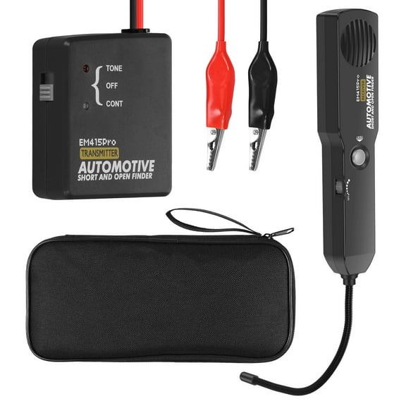 AEVXKHI Electrical Short Open Finder, Professional Wire Break Finder, Automotive Circuit Tester Cable Fault Locator, DC 6-42V Adjustable Circuit Breaker Finder Tool for Cars Trucks