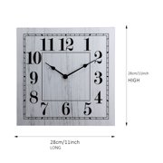 Wall Clock Battery Operated,12 inch Silent Non Ticking Modern Wall Clock for Living Room Bedroom Kitchen Office Classroom Decor