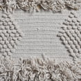 thumbnail image 2 of Noble House Mosiac Boho 16" Wool Stool, Taupe, Natural, 2 of 5