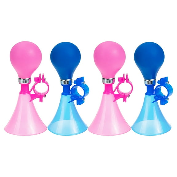 GOOHOCHY 4pcs Convenient Bike Horn Set Loud Air Horns For Children Bicycles Handlebar Horn Reusable Bugle Horn Adorable Bike Handlebar Horn