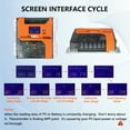 thumbnail image 6 of Y&H MPPT 40A Solar Charger Controller 12V 24V 36V 48V Battery Charger Solar Panel Regulator Max PV Input 150VDC Work with AGM, Gel, Flooded and Lithium, 6 of 11