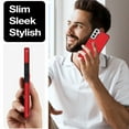 thumbnail image 4 of Allytech Wallet Case for Samsung Galaxy S22 - 2 Card Holder - Military Grade Drop Protection - Ultra Slim & Protective - Premium PU Leather Shockproof Phone Case for Women & Men - Red, 4 of 7
