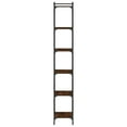 thumbnail image 3 of vidaXL Bookcase 6-Tier Brown Oak 40x30x188 cm Engineered Wood, 3 of 5