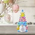 thumbnail image 4 of Bunny Gnome Easter Decorations Clearance Colorful Doll Tree Easter Decorations for Indoor Spring Home Bedroom Office Décor, Tabletop Bunny Doll Tree, 4 of 7