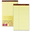 TOPS Legal Law Rule Pads - Legal 50 Sheets - Double Stitched - 16 lb Basis Weight - 8 1/2" x 14" - Canary Paper - Perforated, Grade - 12 / Dozen