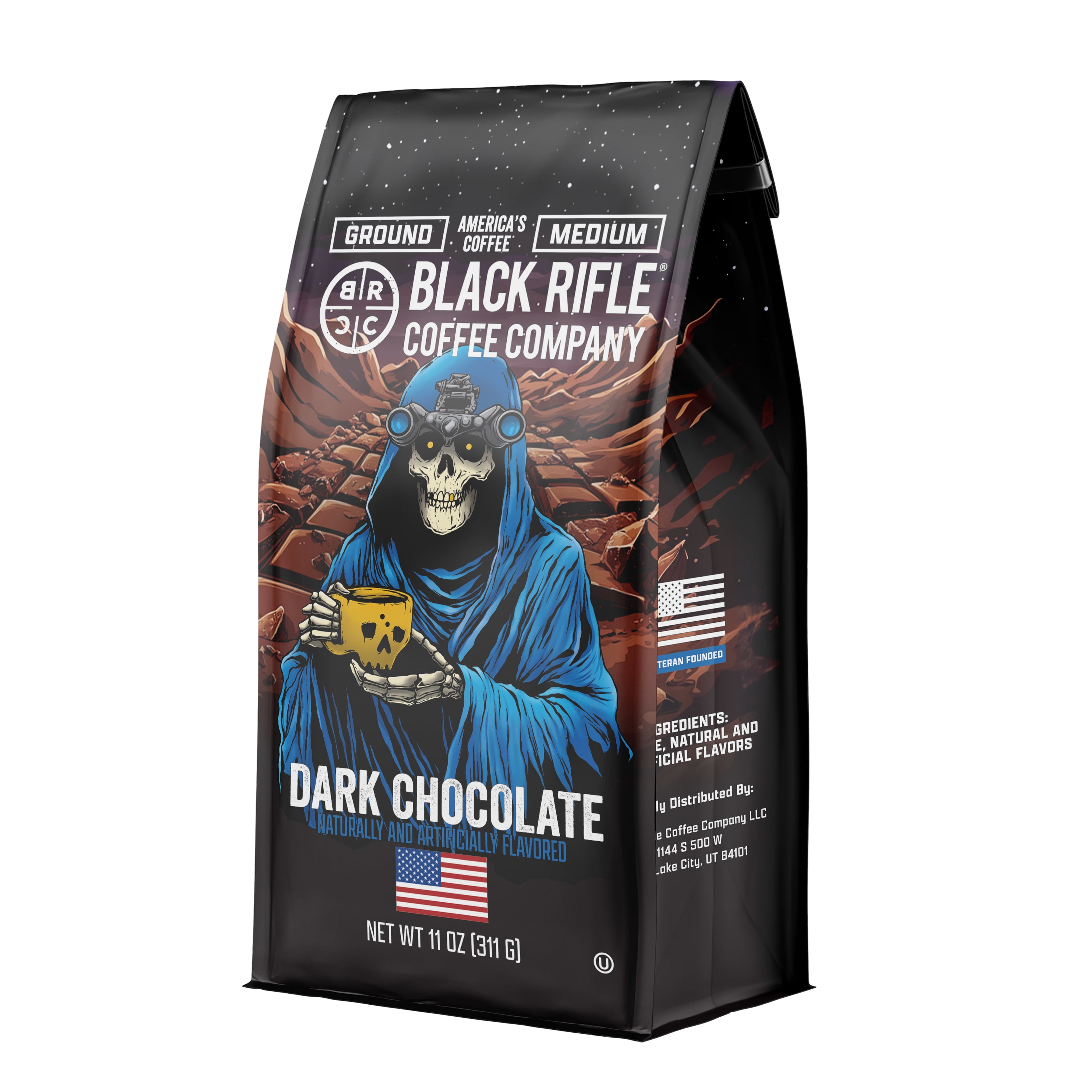 Black Rifle Coffee Company Dark Chocolate, Medium Roast, Ground Coffee 11oz
