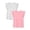 Heather Grey & Pink, variant on Sedormi Girls 2-Pack Basic Crew Neck Flutter Sleeve T-Shirts Heather Grey and Pink Heathered Cotton Soft Breathable Casual Tops Size 16