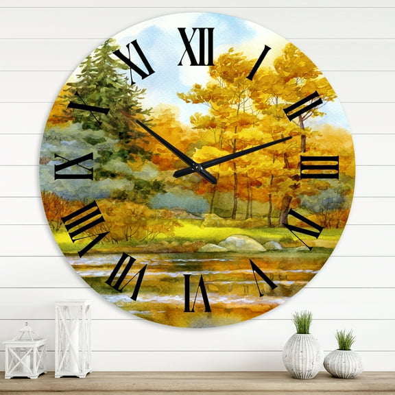 Designart 1 in Quartz Wall Clock