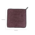 thumbnail image 3 of Non-Stick Lint-Free Kitchen Wipes Absorbent Dishwashing Towels Multi-Purpose Cleaning Cloths for Stain Removal Tablecloths Housework Rags 30x30cm 1Pcs Pink Blue Green Coffee Purple Cotton, 3 of 6