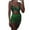 Green, variant on Leesechin Skirt for Women Pleated Sequin Belly Costume Tassel Wrap Skirt Club Mini Skirt