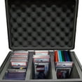 thumbnail image 2 of EVORETRO Aluminum Graded Card Storage Case Silver – 3 Row Trading Card Holder, Holds 90 Cards, Secure Key Lock Box for Collectible Cards, 2 of 3