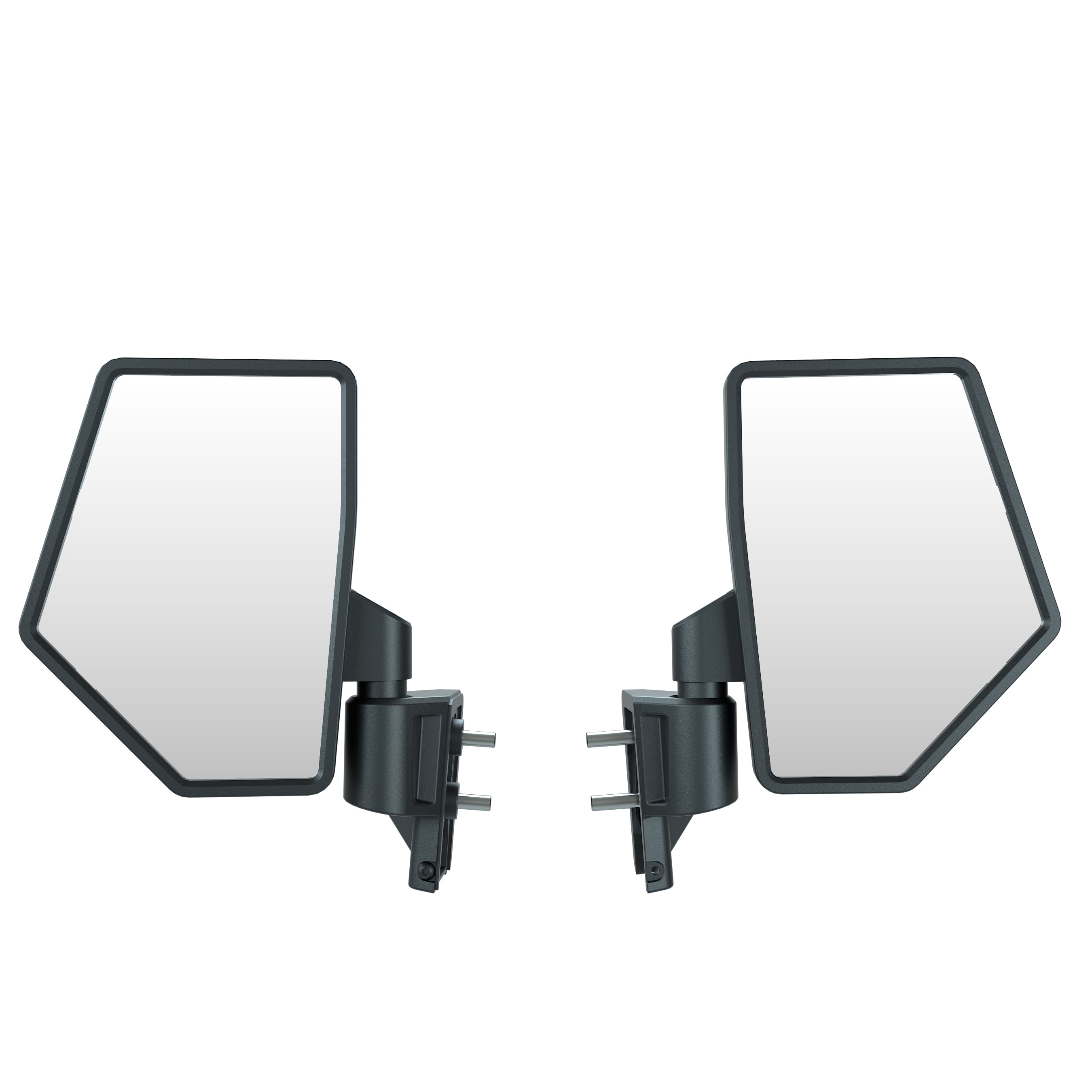 Polaris Side View Adjustable Folding Mirrors for all RANGER XD 1500 & CREW Models with Doors, Door Mounted, Maximum Visibility, Set of 2, Genuine OEM - Part 2889862