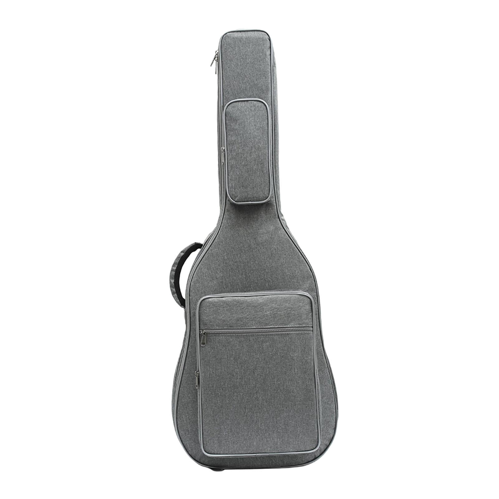 STARTIST Portable Bass Gig Bag Electric Bass Bag Handbag Professional Padded Soft Case Protection Wear Resistant Electric Guitar Bag , Gray