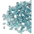thumbnail image 1 of GASPRO 20 lbs Fire Glass for Propane Fire Pit, 1/2-Inch Reflective Fireplace Glass Rocks for Fire Pit Table, Caribbean, 1 of 5