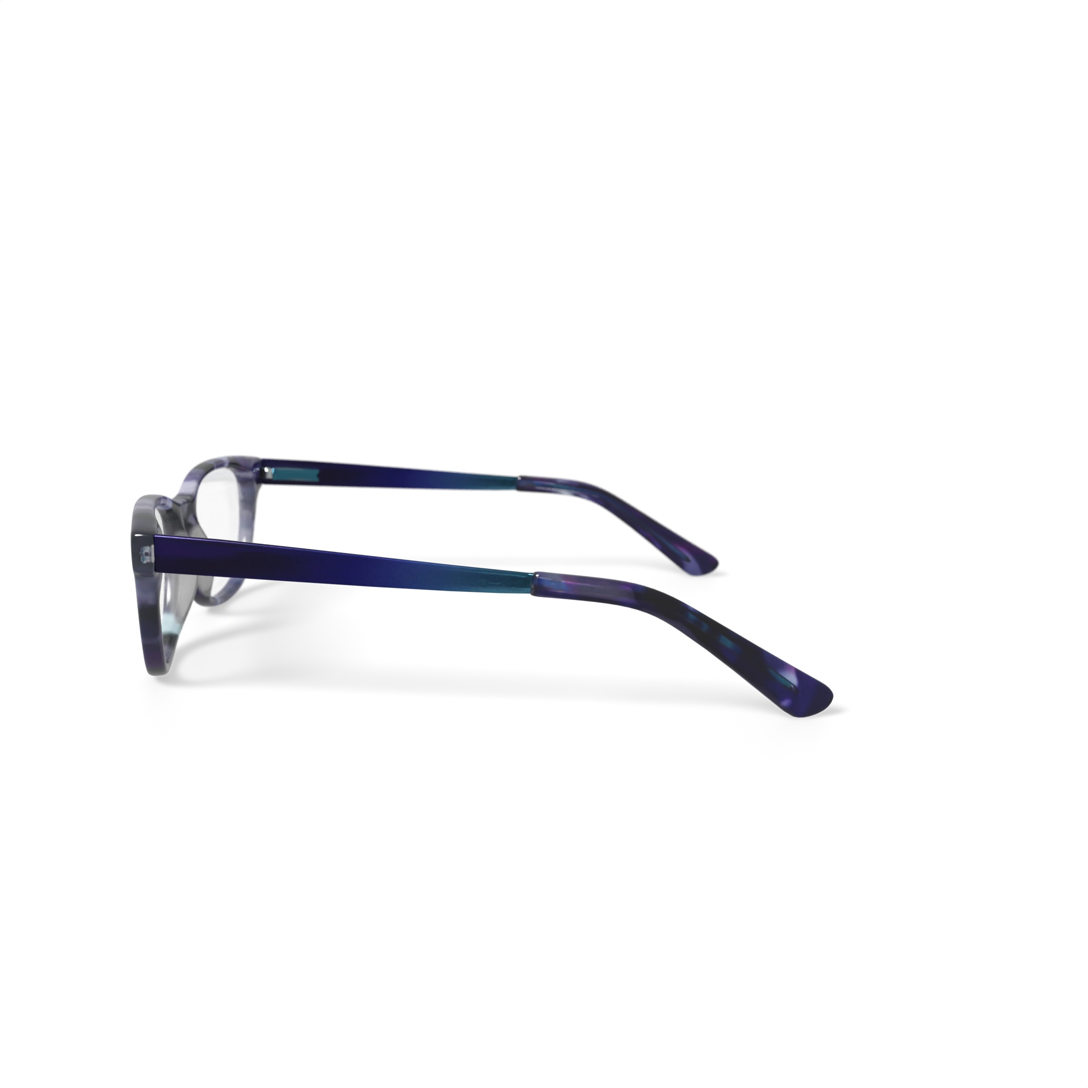 Walmart Youth FM16078 Square Prescription Eyeglasses with Case, Purple