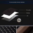 thumbnail image 5 of New 5Pcs Set PU Leather Car Floor Mats Waterproof Dust-Proof Auto Foot Pad Set Protector Pads Fashion Car Interior Accessories, 5 of 8