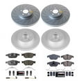 thumbnail image 2 of PowerStop Front and Rear Geomet Coated Brake Rotor and Pad Kit Fits: MERCEDES-BENZ Select Models CRK6638, 2 of 3