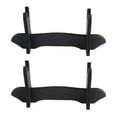 thumbnail image 1 of 2pcs Sword Stand Delicate Wooden Katana Display Bracket Rack Sword Holder Stable Organizer (Black), 1 of 8