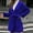 Blue, variant on Mnyycxen Women's Double Face Wool Wrap Trench Coat Open Front Knit Lapel Cardigan Long Sleeve Tie Belt Overcoats
