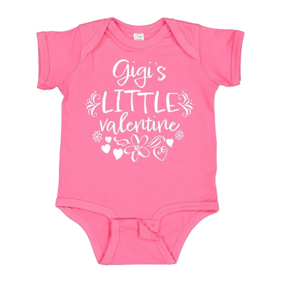 Inktastic Gigi's Little Valentine Boys or Girls Baby Bodysuit