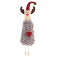 thumbnail image 2 of Colgante de Navidad, colgante de animal de figura artesanal de muñeca, decoración de adorno colgante Gris Yuyangstore Colgante de alce, 2 of 8