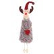 thumbnail image 2 of Colgante de alces de aire libre de tela, colgante de animales artesanales, figura de muñeca de adorno decoración colgante para el hogar, fi Gris Yotijar Colgante de alce, 2 of 7