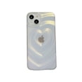 thumbnail image 2 of Funda para teléfono con relieve láser con purpurina y ondas de agua, adecuada para iPhone 14, funda protectora para iPhone 13, transparente con todo incluido, 2 of 6