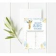 thumbnail image 3 of Inkdotpot Baby Shower Game Set Of 50 BabyAlphabetABCGame Giraffe Jungle Animals Party Supplies, 3 of 6