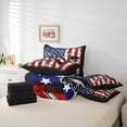 thumbnail image 6 of jejeloiu American Flag 7 Pieces Bedding Comforter Set,Rustic Mallard Duck Full Bedding Set,Fishing And Hunting Fitted Sheet Flat Sheet For Adults,Super Cozy Room Decor Reversible, 6 of 8