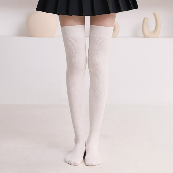 VISALY Stockings Womens Knee High Socks | Over The Knee Compression Socks Compression Socks Knee High Stockings Knee-High Over Par and Under The Influence Hat Thigh High Compression Socks for Men