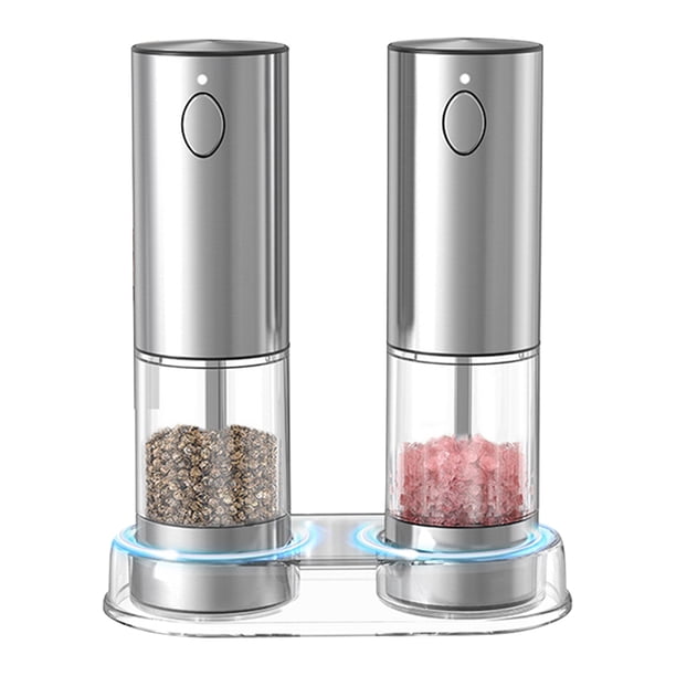 Botella Condimento Especias SALT Pepper Mill LED BBQ Accesorios