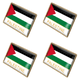thumbnail image 1 of Insignias nacionales de la bandera de Palestina, insignia esmaltada de cristal, traje de recuerdo (32x23mm), 1 of 2